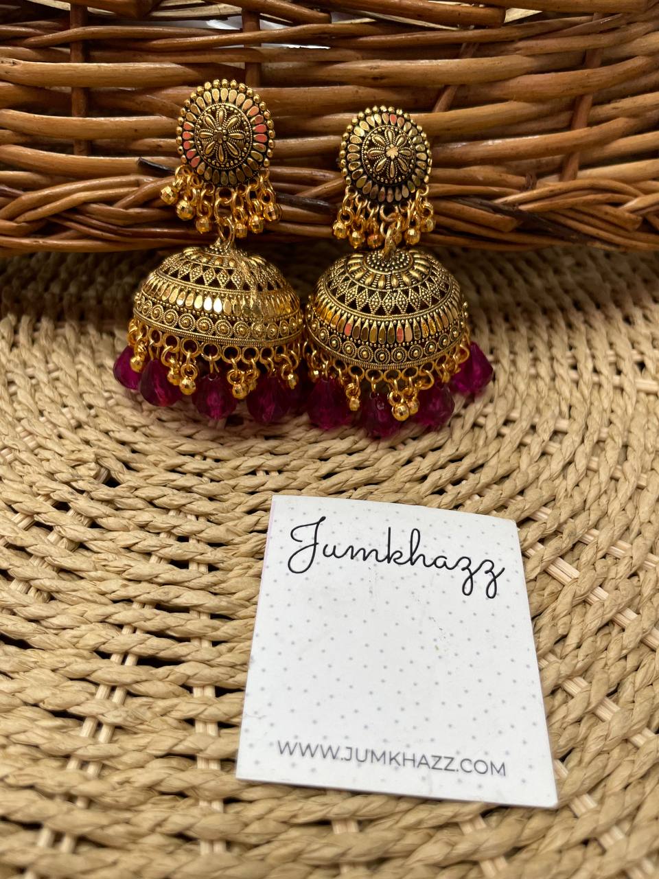 Colorful Big Antique Jumkha (JBJ657)