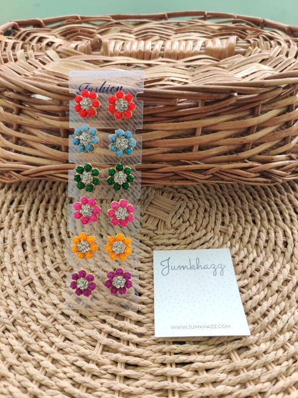 Colorful Flower Stud (JCS326)