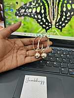 Gold Toned & Gold Plated Hoop Earring (JFE293)
