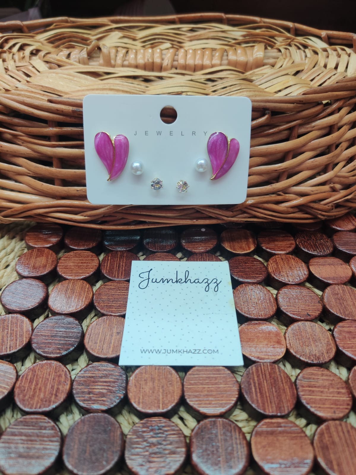 Heart earring JFE561 Heart earring JFE561