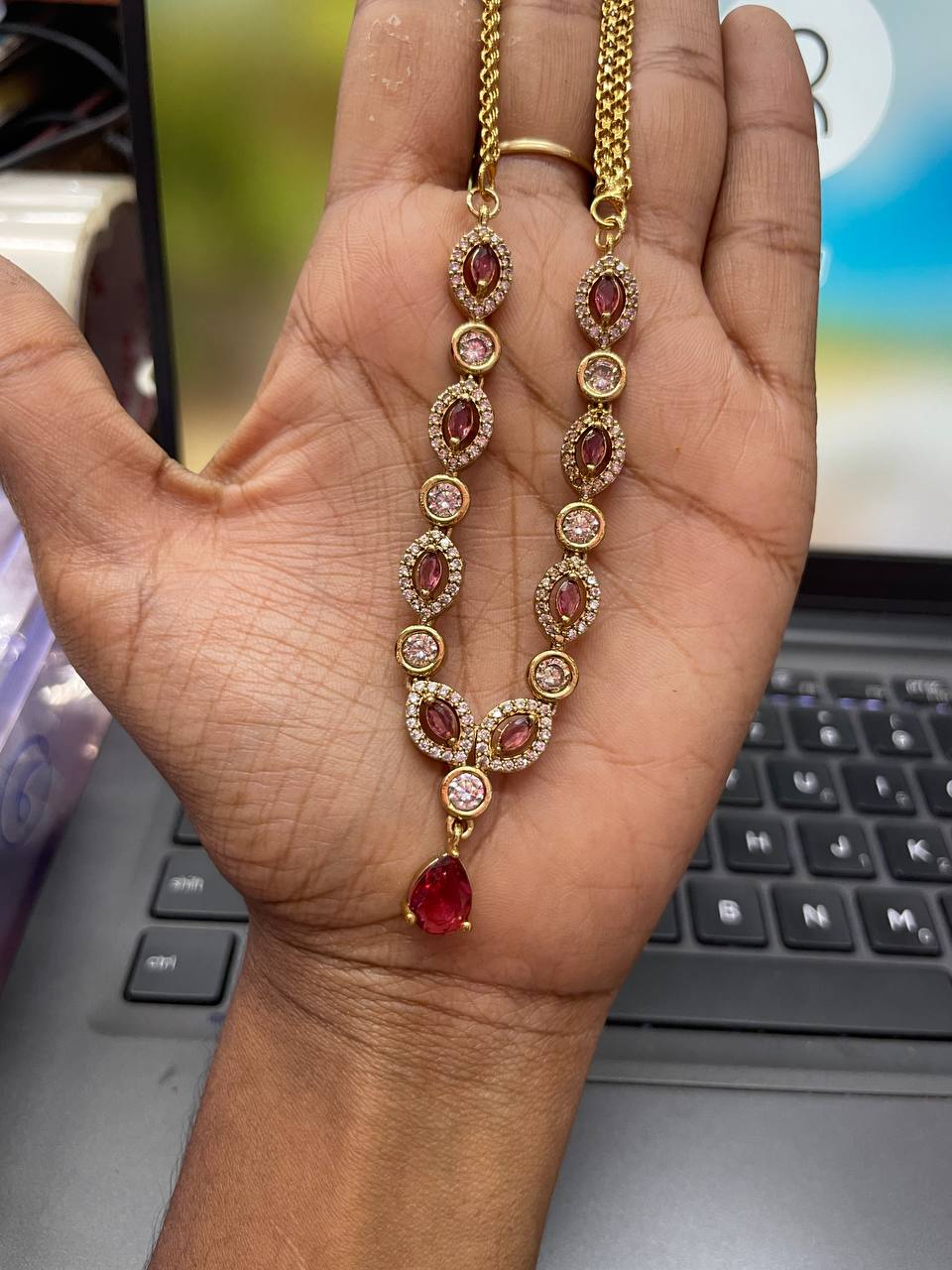 AD Necklace JNC108 AD Necklace JNC108