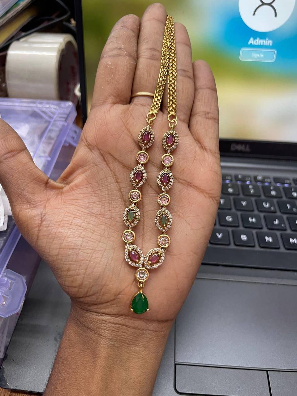AD Necklace JNC108 AD Necklace JNC108