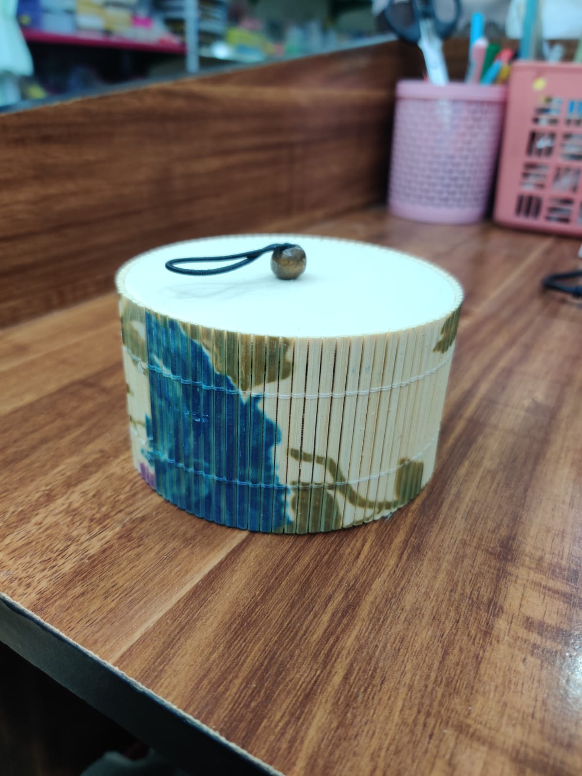 Round Bamboo Box Round Bamboo Box