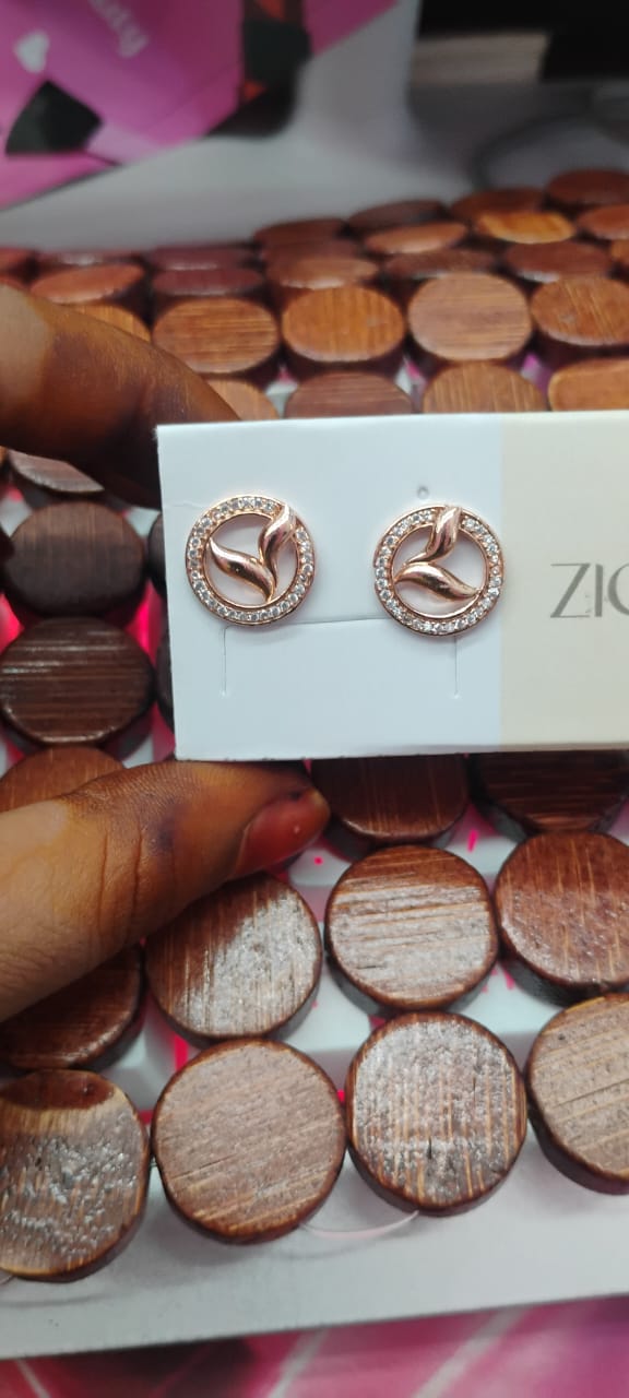 Rose gold earring JAD358 Rose gold earring JAD358